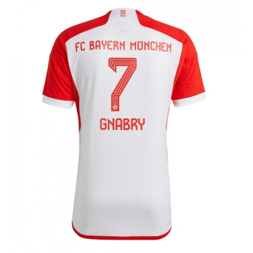 Fotballdrakt Herre Bayern Munich Serge Gnabry #7 Hjemmedrakt 2023-24 Kortermet